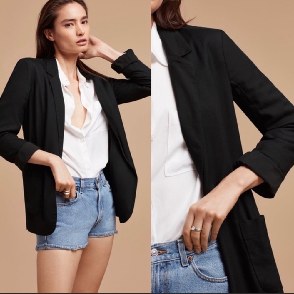 Aritzia Talula Black Kent Blazer